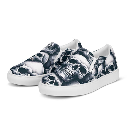 "Skulls" Women’s slip-on shoes