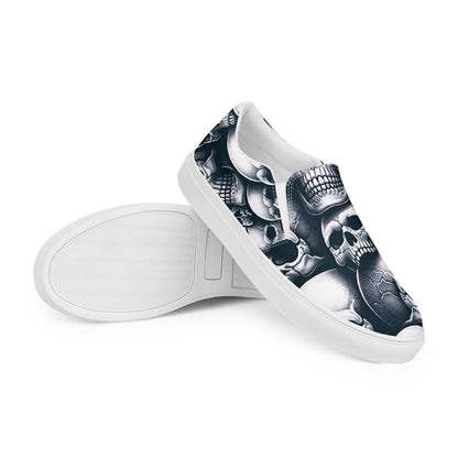 "Skulls" Women’s slip-on shoes