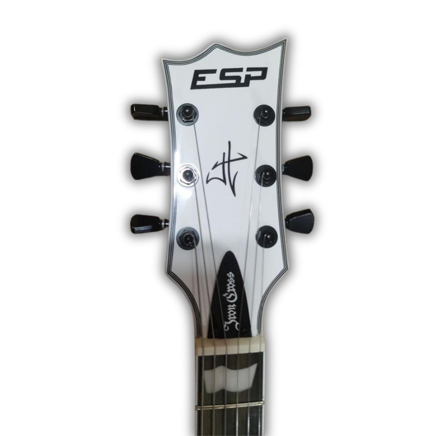 ESP James Hetfield Signature Iron Cross Electric Guitar - Snow White