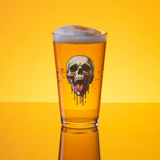 Blood Skull Shaker pint glass