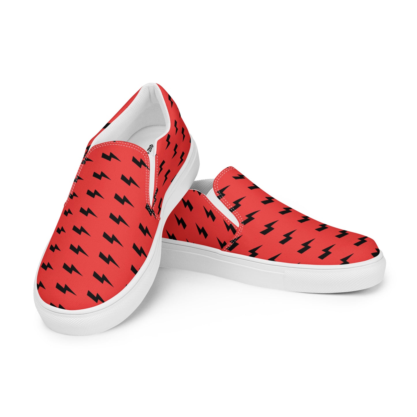 "Black Lightning" RED - Women’s slip-on shoes